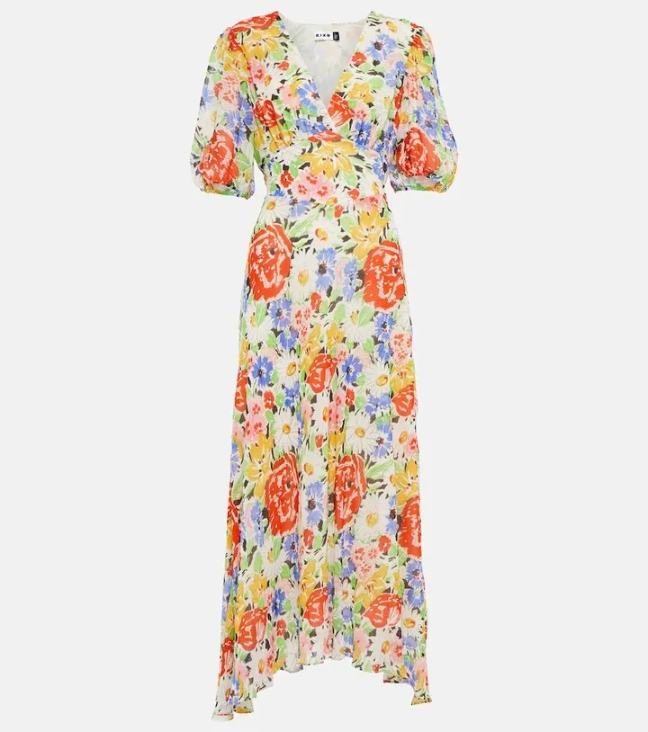 Corrine floral midi dress