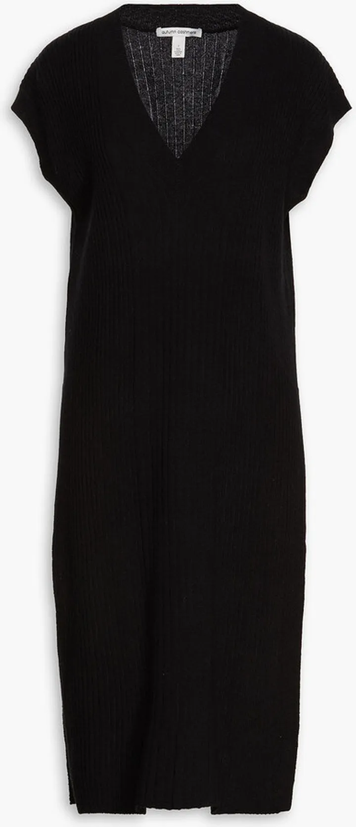 Ribbed cashmere tunic