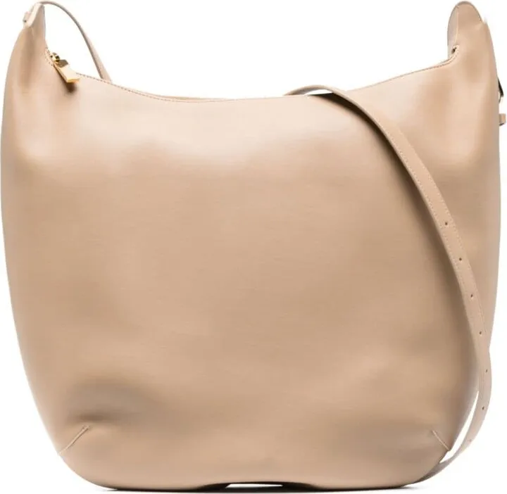 Oversize Calf Leather Shoulder Bag