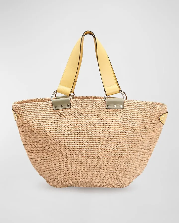 Bahiba Raffia Tote Bag
