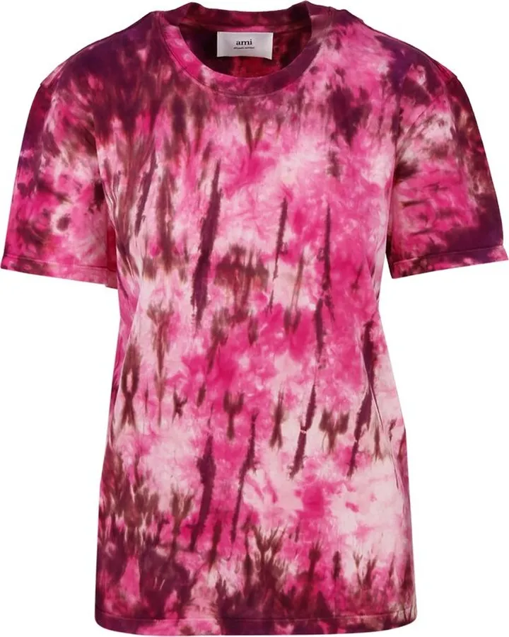 AMI Tie-Dyed Crewneck T-Shirt