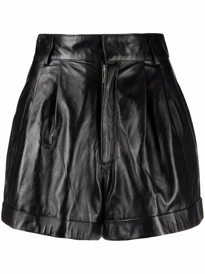 Jett leather shorts