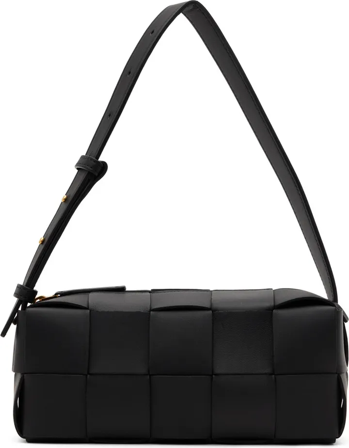 Bottega Veneta Black Brick Cassette Bag