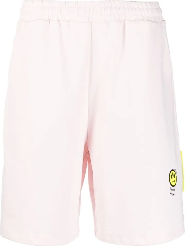 Logo-Print Cotton Shorts