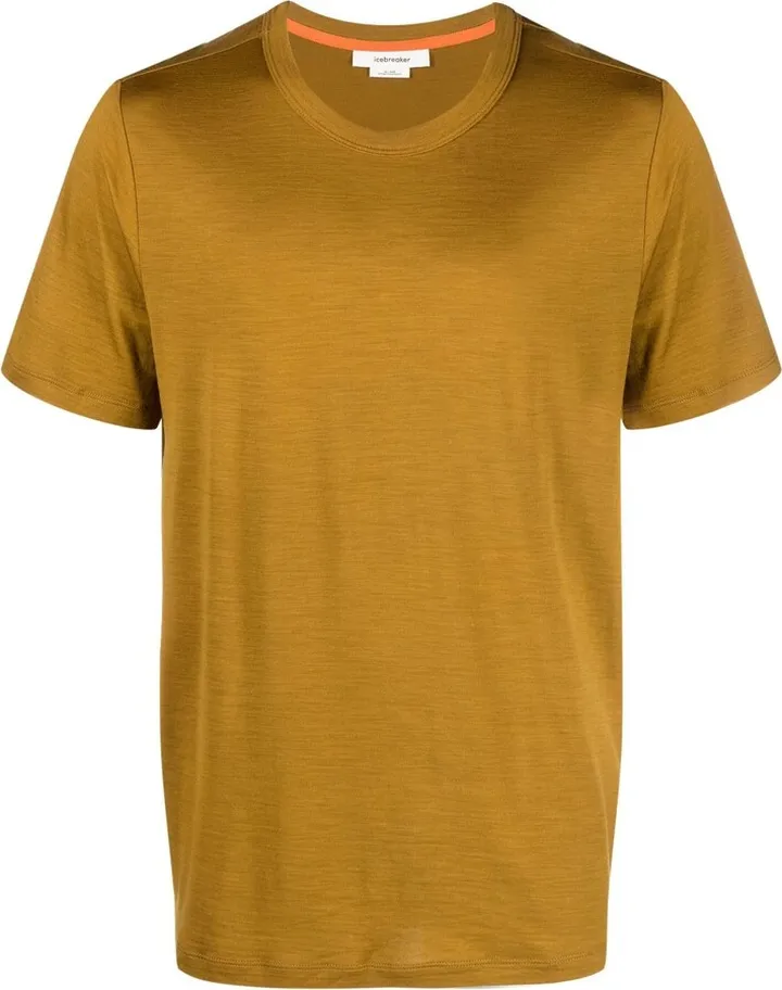 Brown MerinoFine Wool T-Shirt