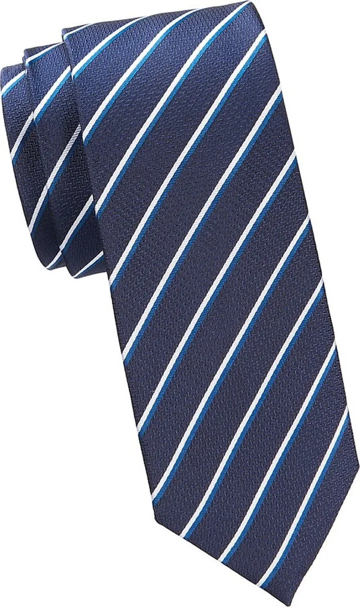 Striped Silk Tie