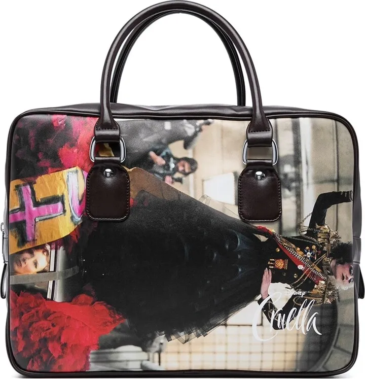 x Cruella print tote bag