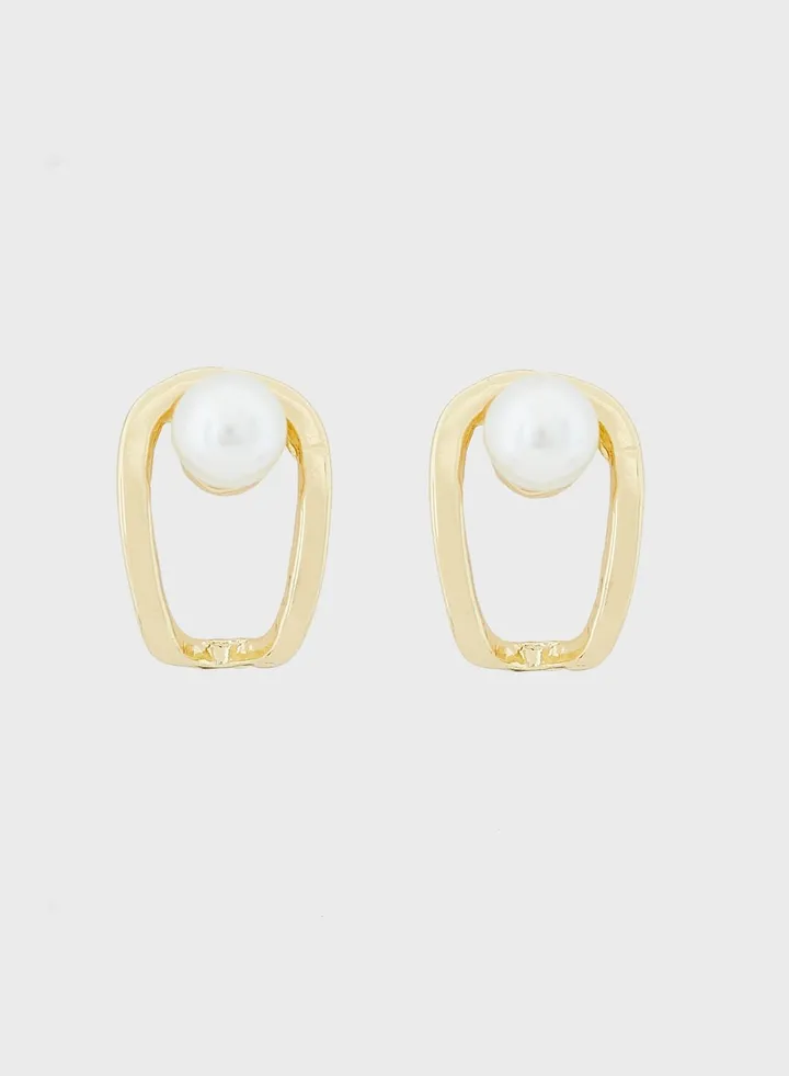 Pearl Stud Earrings