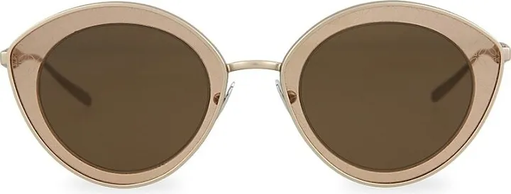 48MM Round Cat Eye Sunglasses
