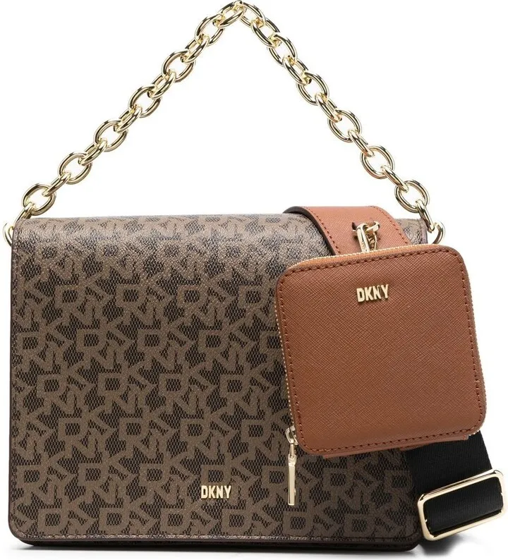 Monogram-Print Tote Bag