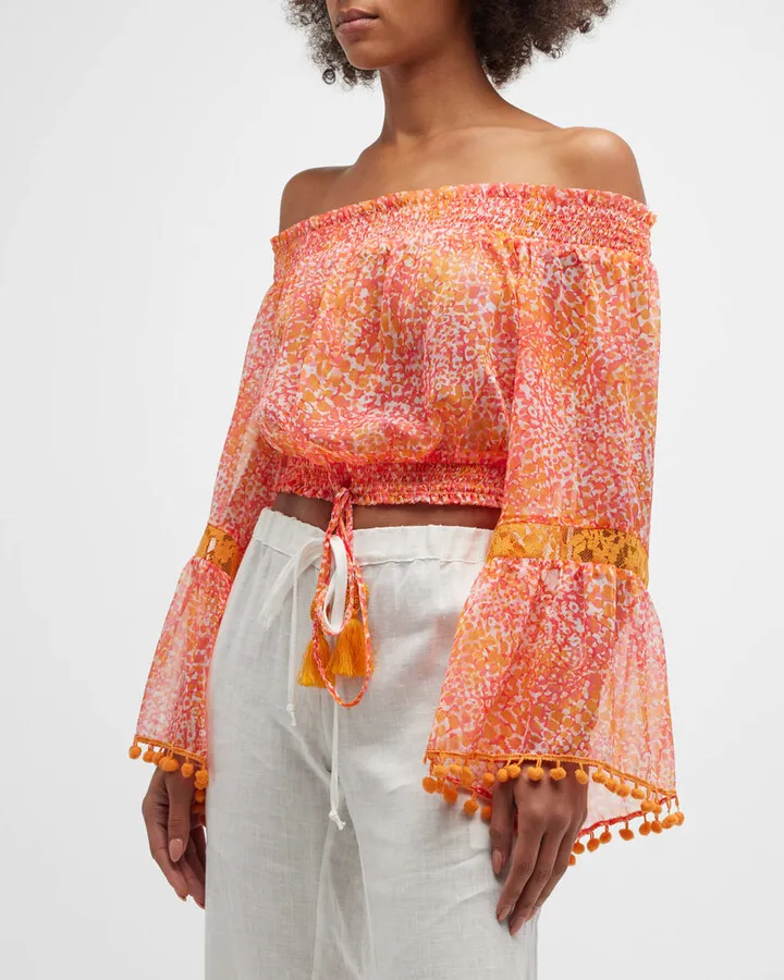 Dash Off-Shoulder Crop Top