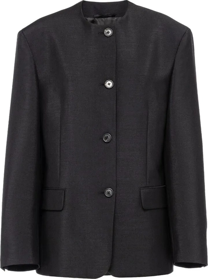Single-Breasted Tailored Coat