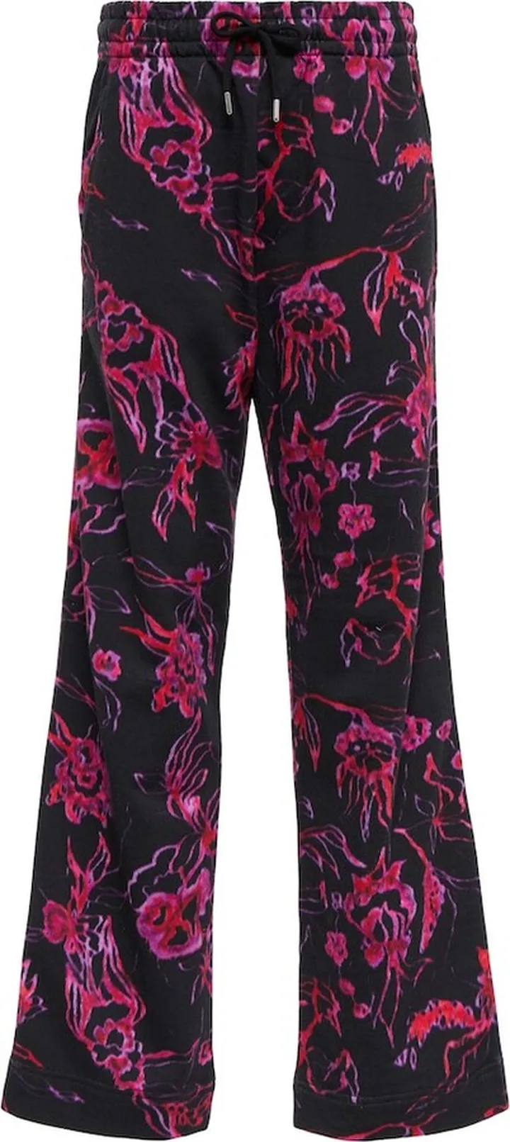 Printed cotton sweatpants