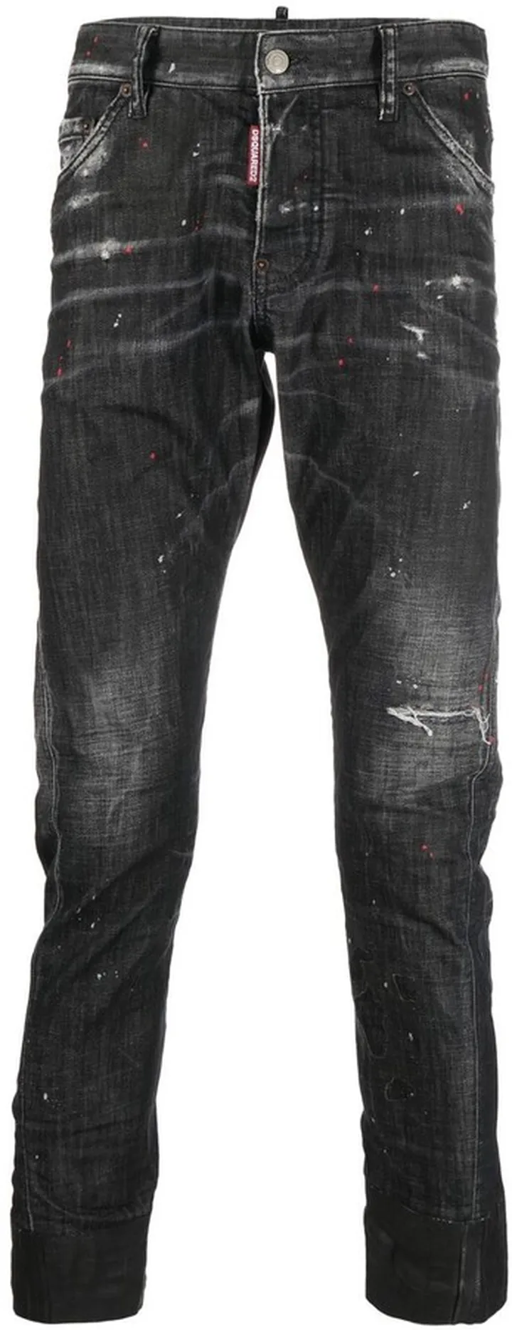 Distressed Skinny-Fit Jeans