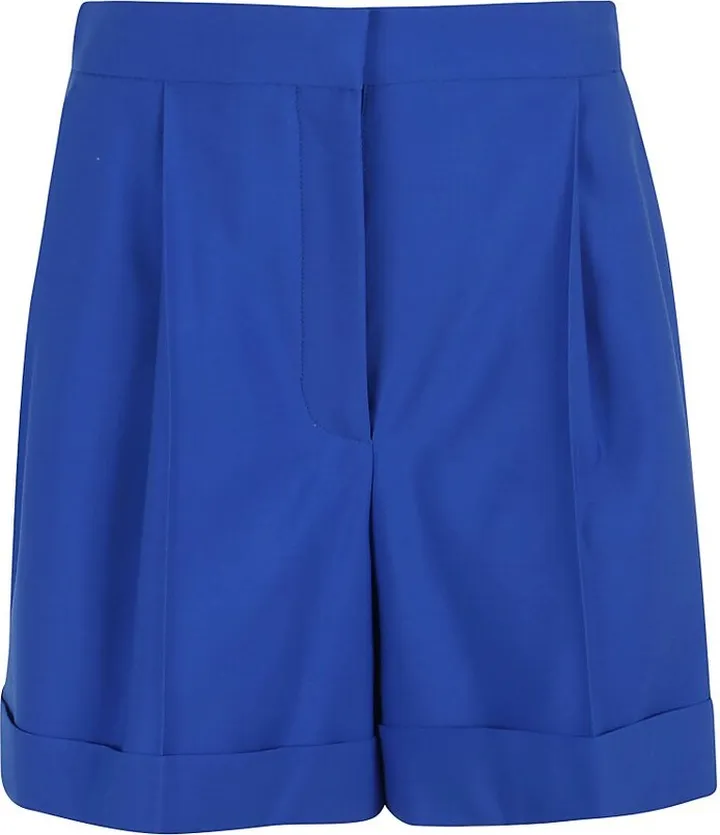 Alexander McQueen High-Waisted Rolled Cuffs Tailored Shorts