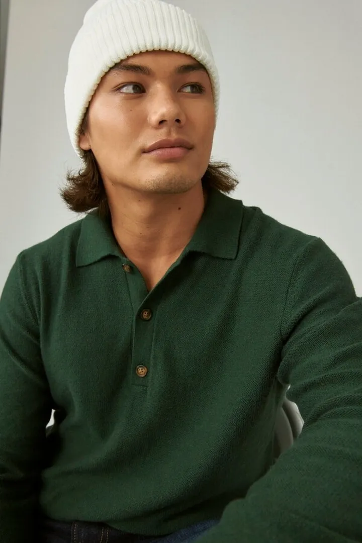 Cloud Soft Polo Sweater