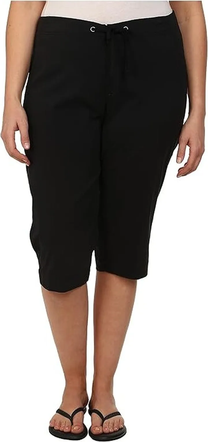 Columbia Plus Size Anytime Outdoor Capri (Black) Women's Capri