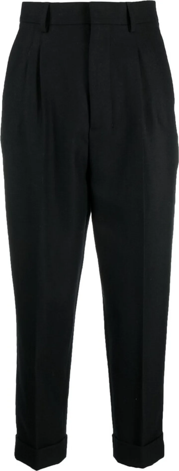 High-Waisted Cropped Trousers