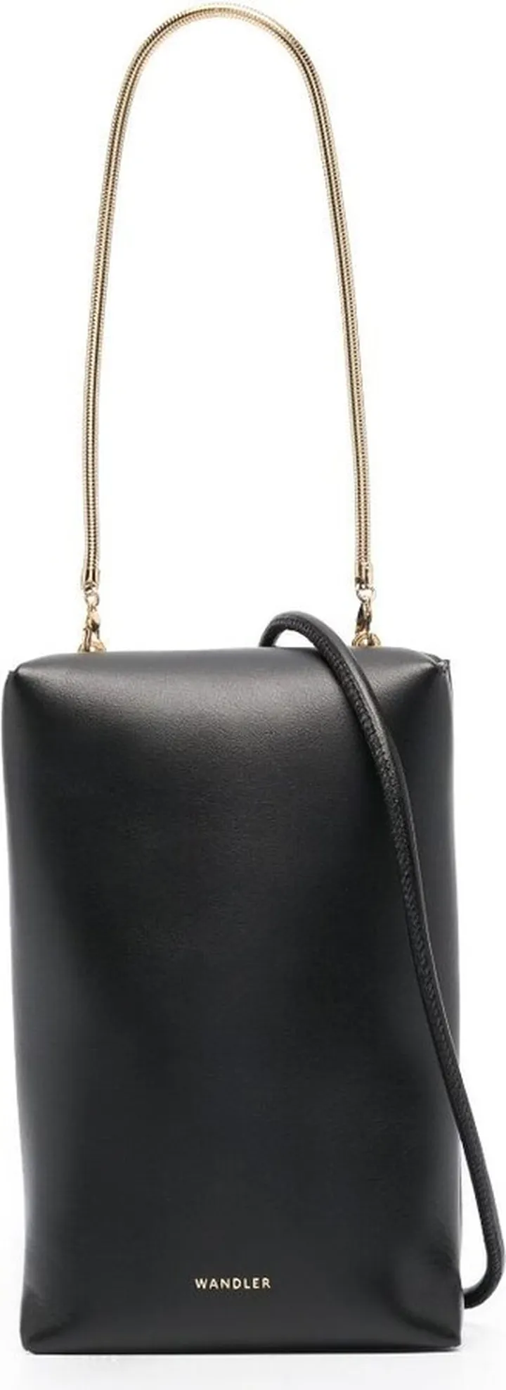Black Leo Leather Mini Bag