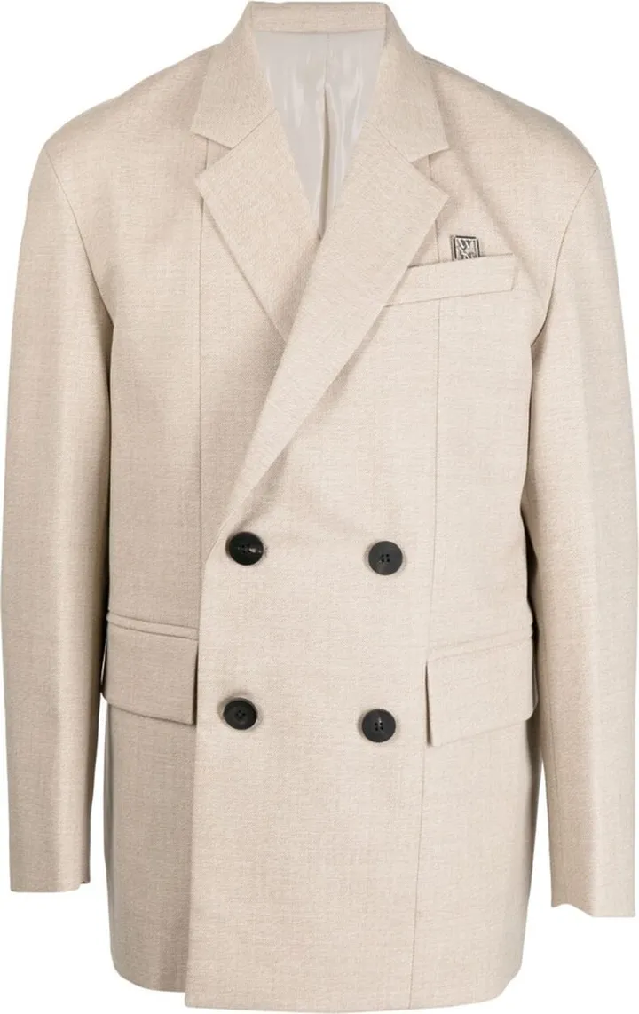 Double-Breasted Wool Jacket