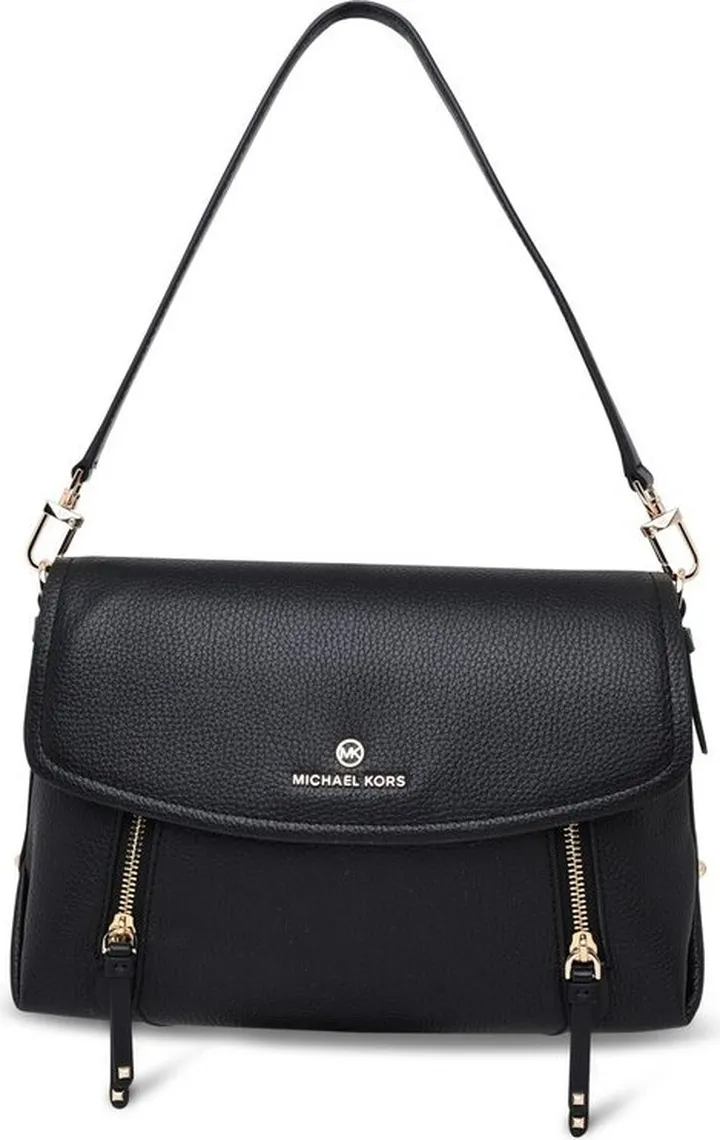 Michael Michael Kors Brooklyn Logo Plaque Shoulder Bag