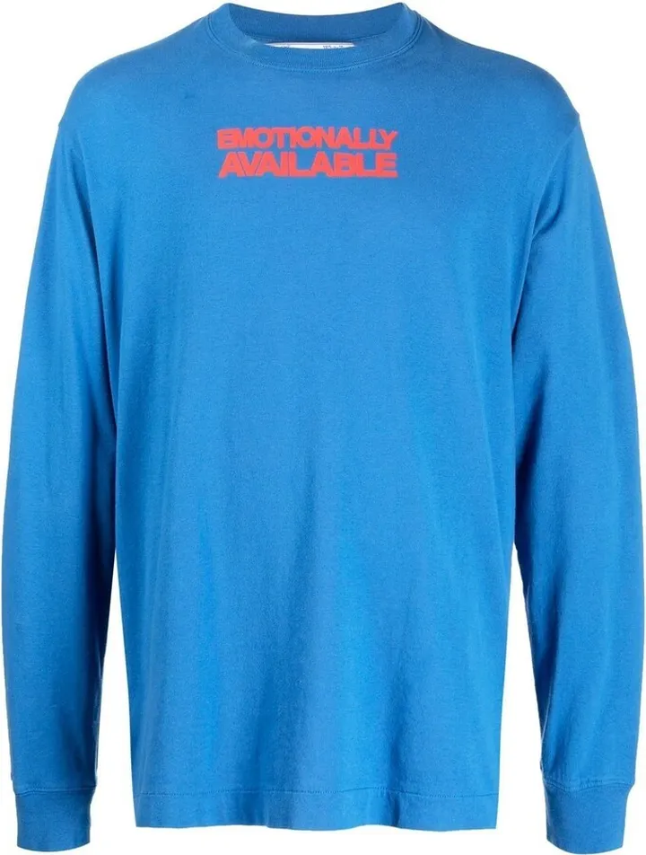 Arrows-motif long-sleeved T-shirt