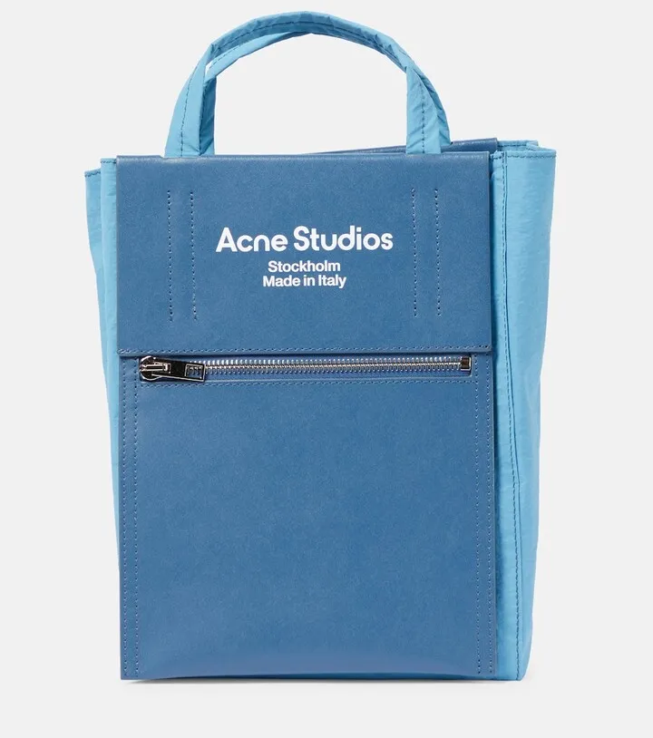 Baker Small leather-trimmed tote bag