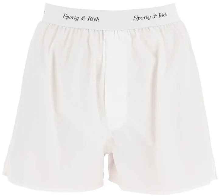 Sporty & Rich Cassie Logo Band Boxer Shorts