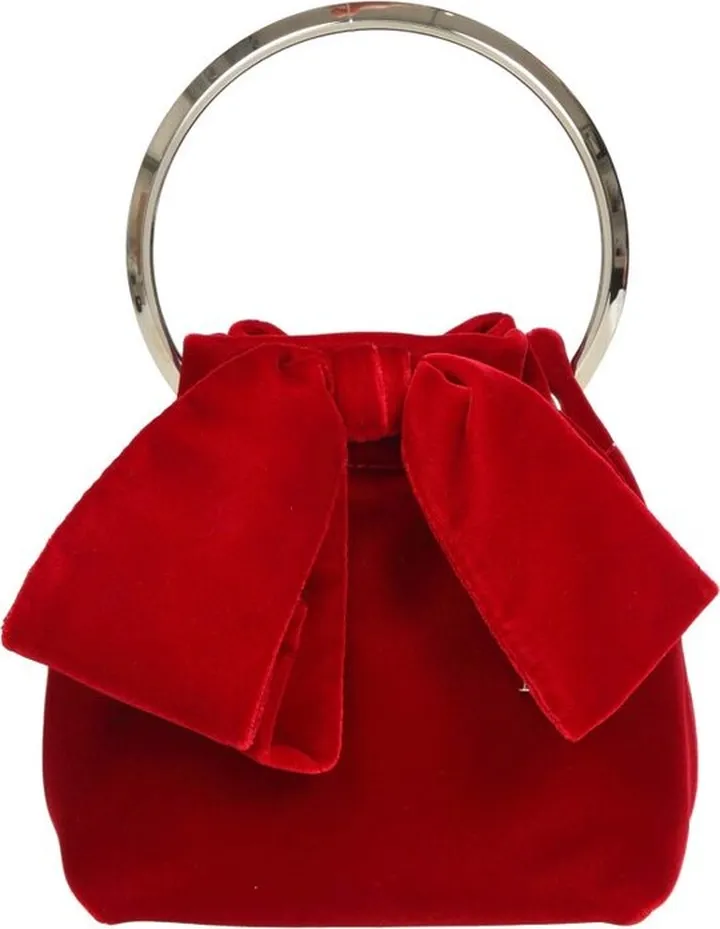 Jimmy Choo Bon Bon Velvet Tote Bag
