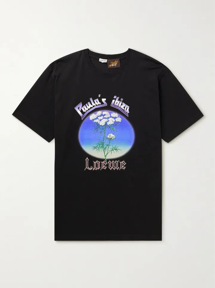 + Paula's Ibiza Logo-Print Cotton-Jersey T-Shirt
