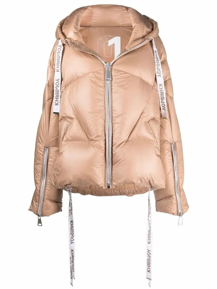 Iconic hooded puffer jacket