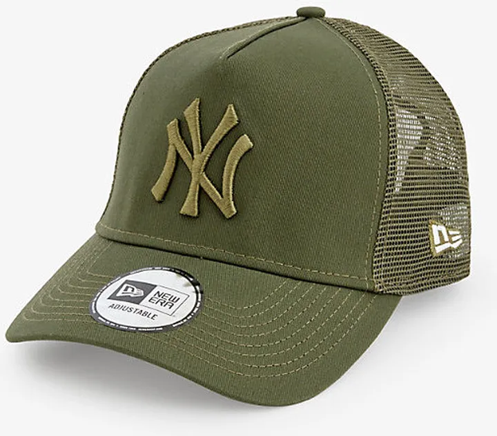 New Era Mens New Olive NY Yankees Cotton Baseball cap