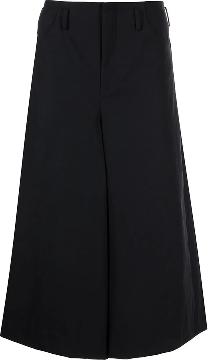 Cropped Wide-Leg Trousers