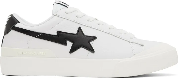 BAPE White Mad Sta Sneakers
