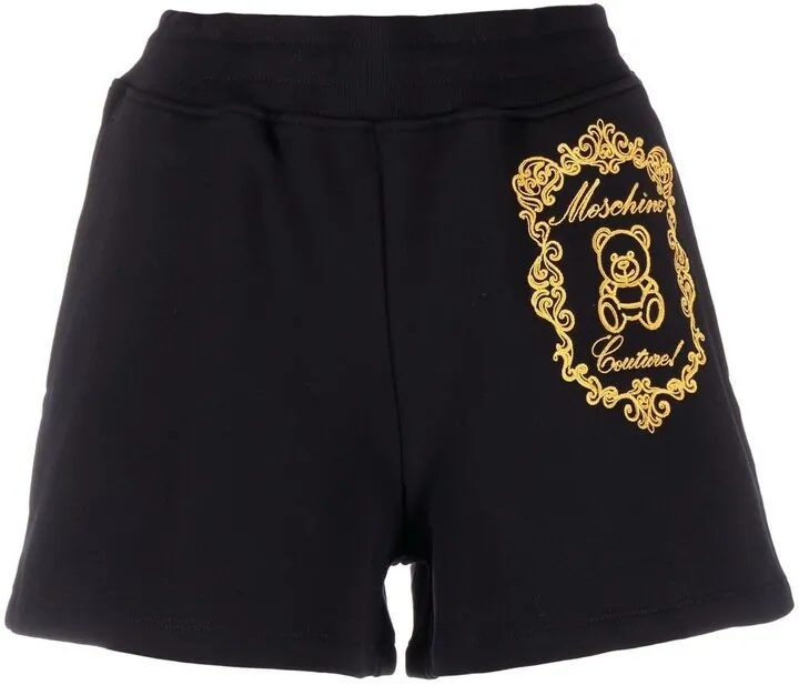 Logo-Embroidered Cotton Shorts