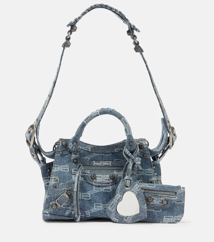 Neo Cagole XS denim shoulder bag