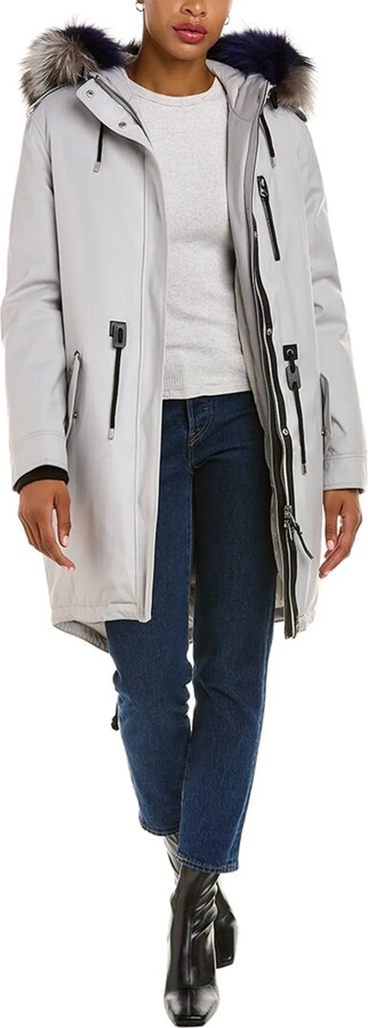 Mackage Rena Dx Leather-Trim Down Parka