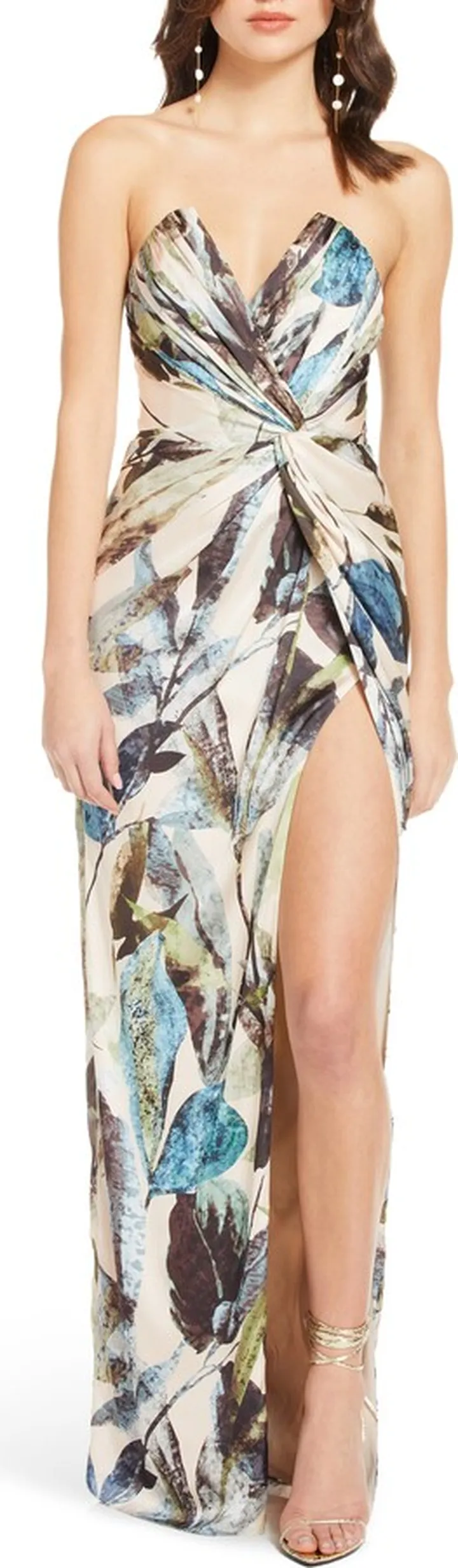 Finn Strapless Column Gown