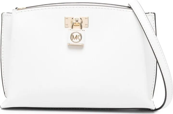 medium Ruby Saffiano-leather crossbody bag