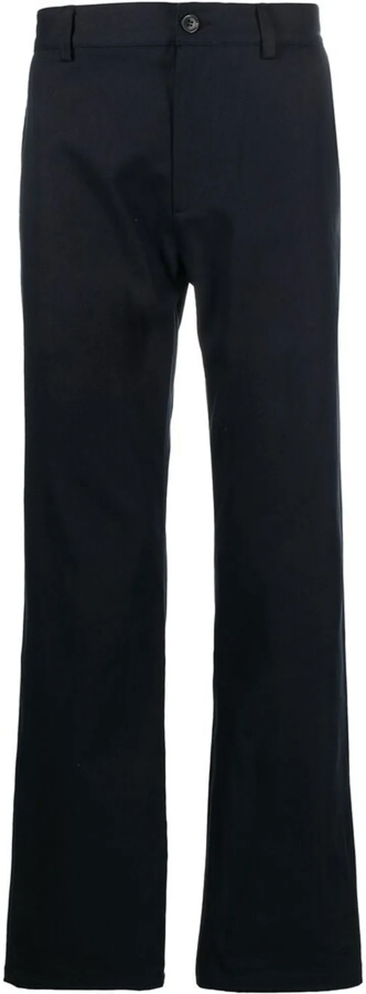 Mid-Rise Straight-Leg Trousers