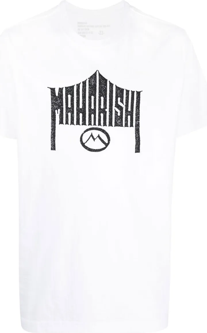 logo-print organic cotton T-shirt