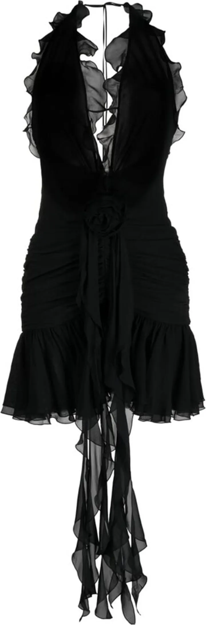Sleeveless Halterneck Minidress