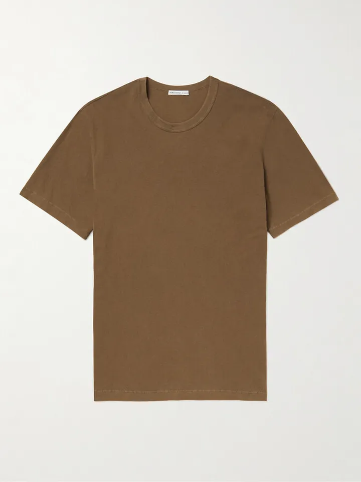 Slim-Fit Combed Cotton-Jersey T-Shirt