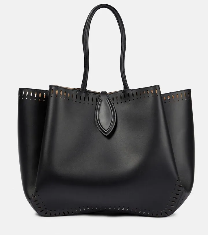 Angele 32 Medium leather tote