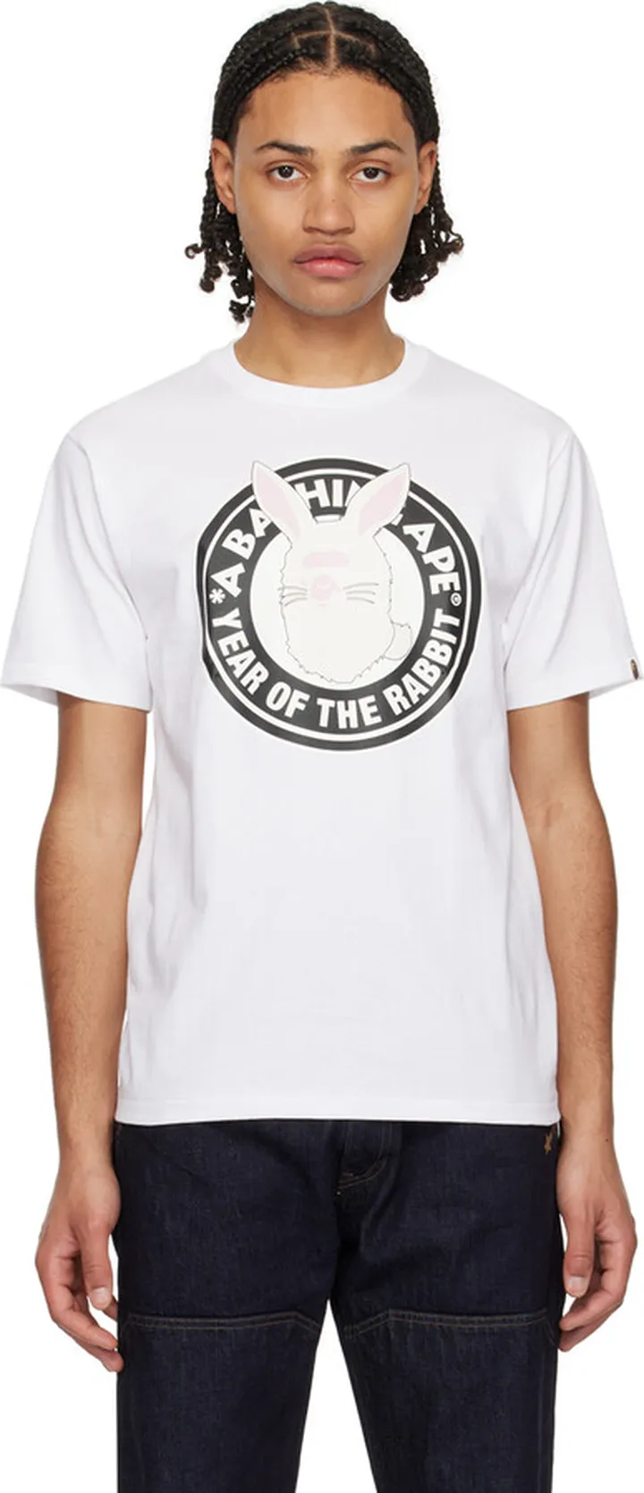 BAPE White Crewneck T-Shirt