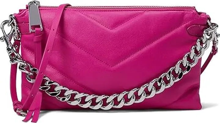 Rebecca Minkoff Edie Maxi Medium Crossbody (Black) Handbags