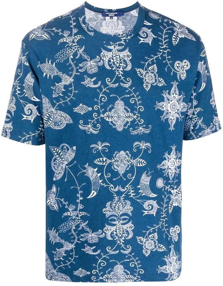 paisley-print T-shirt