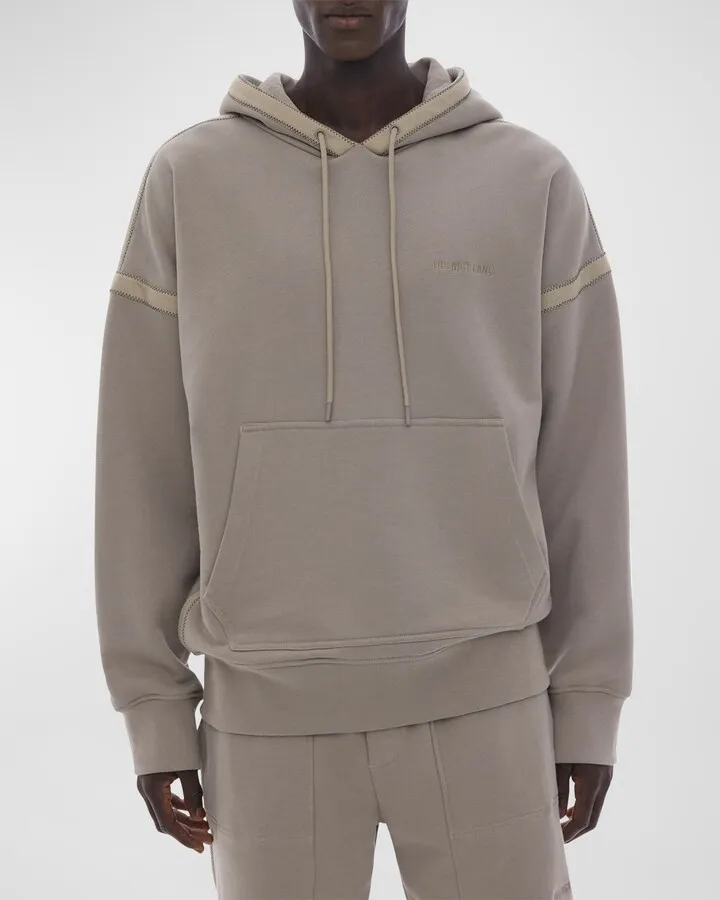 Men's Taped Loose-Fit Hoodie