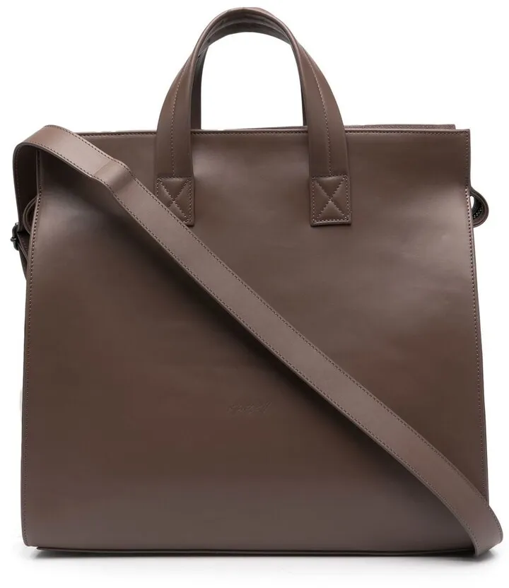 Ventiquattro smooth leather bag