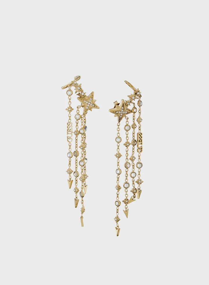 Stars And Chains Waterfall Earrings